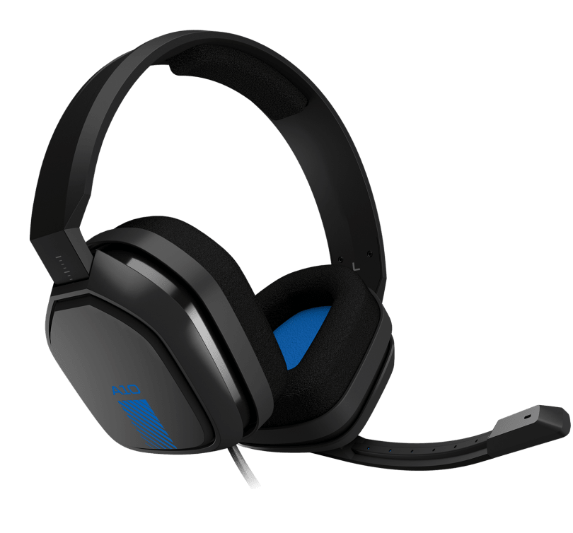 Hadset Logitech Astro A10 PS4 GRIS AZUL