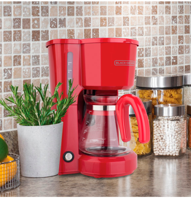 Coffee Maker Black & Decker 5 tazas rojo CM0701R