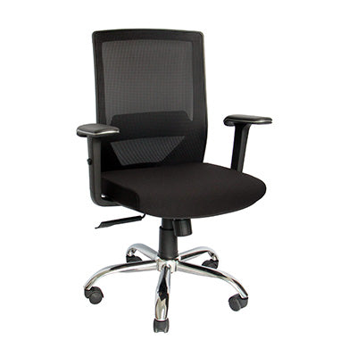 Silla secretarial ergonomica con brazos 1103