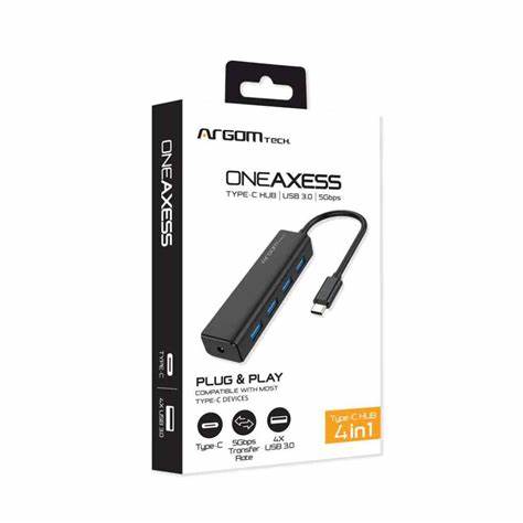 Hub Argom 4 en 1 tipo USB 3.0 arg-ub-0090